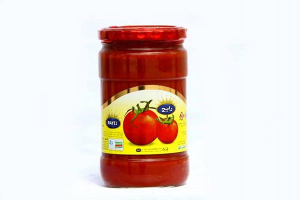 بررسی کیفیت انواع رب گوجه بسته بندی